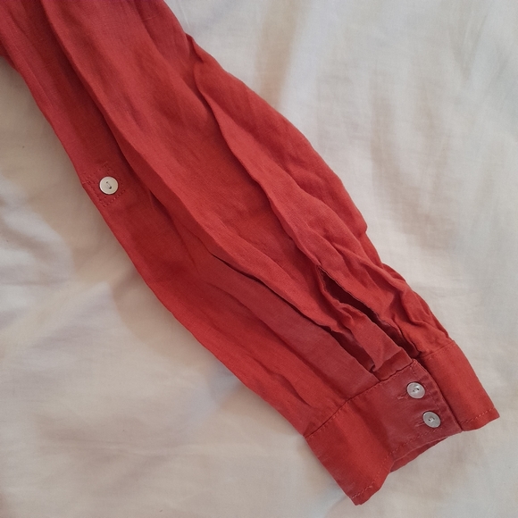 ● TAHARI | 100% Linen tunic blouse 1x - Picture 13 of 16